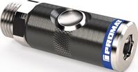 Druckknopf-Sicherheitskupplung DN 7,4,AG AluNBR Gew.G 1/2 Zoll 20,95mm PROMAT