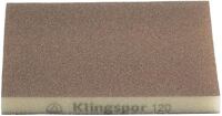 Schleifschwamm SW 501 L123xB96mm K.120 soft KLINGSPOR