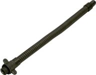 Düsenrohr m.Flügelmutter Länge250mm flexibel+gebogen (Stahl) M15x1,5 REILANG
