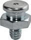 Flachkopfschmiernippel Stand.DIN3404 3 (G 1/8Zoll,1/8Zoll BSPP)mm Form A Set