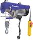 Elektrohebezug, NW-Nr.: 9000360090 Trgf.ohne/mit Umlenkrolle, 125/250 kg Motorleistun 500 W Hubh.(Seillänge), 18/9m PROMAT