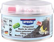 2K-Füllspachtel prestolith® plastic ocker,Härter rot 2000g Dose PRESTO