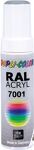 Lackstift silbergrau glänzend RAL 7001 12 ml Stift DUPLI-COLOR