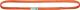 Bandschlinge DIN EN 1492-1 PES Umfang 3m orange Tragf.einf.1500kg DOLEZYCH