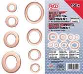 Kupferdichtringsortiment 150-teilig BGS