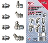 Schmiernippelsortiment 110-teilig BGS
