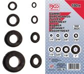 Gummi-Durchgangstüllen-Sortiment 180-tlg.7,9-25,4mm
