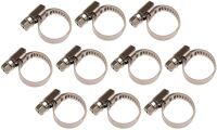 Schlauchklemme INOX 8x12mm Pk. m. 10 St. BGS