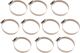 Schlauchklemme INOX 40X60mm Pk. m. 10 St. BGS