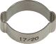 Schlauchklemme 2-Ohr VA 1.4301 (W4) Spannber.17-20mm 50St./Beutel RIEGLER