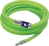 Schlauch-Set Schl.D.12x6mm L.5m PVC Gew.leuchtgrün Sicherheitskuppl./Tüll.NW7,4