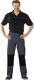 Bundhose Canvas 320 Gr.60 grau/schwarz PLANAM