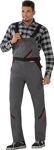 Latzhose Highline Gr.46 schiefer/schwarz/rot PLANAM