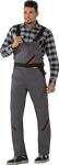 Latzhose Highline Gr.50 schiefer/schwarz/rot PLANAM