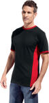 T-Shirt Gr.L schwarz/rot 100%CO 220g/m2 PROMODORO