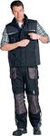 Weste Gr. XXXXL schwarz/grau 65% PES/35% CO