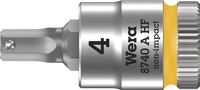 Steckschlüsseleinsatz 8740 A HF 1/4 Zoll SW 4mm L.28mm WERA
