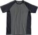 T-Shirt Potsdam Gr.M dunkelanthrazit/schwarz 100% Baumwolle