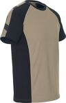 T-Shirt Potsdam Gr.XL khaki/schwarz 100% Baumwolle