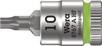 Steckschlüsseleinsatz 8767 A HF TORX® 1/4 Zoll T10 L.28mm WERA