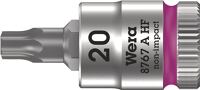 Steckschlüsseleinsatz 8767 A HF TORX® 1/4 Zoll T20 L.28mm WERA