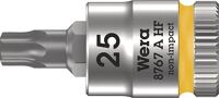 Steckschlüsseleinsatz 8767 A HF TORX® 1/4 Zoll T25 L.28mm WERA