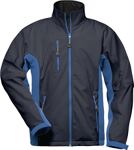 Softshelljacke Hellios Gr.XXL marine/royal 96% PES/4% EL