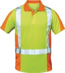 Warnschutzpoloshirt Zwolle Gr.M gelb/orange ELYSEE