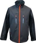 Softshelljacke Gr.L dunkelgrau/schwarz 100% PES