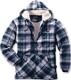 Thermojacke Vancouver Gr.XXXL blau/beige-kariert SCHEIBLER