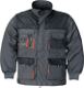 Herrenjacke Gr.48 dunkelgrau/schwarz/orange