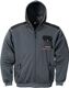 Herrensweatjacke Gr.M dunkelgrau/schwarz/orange TERRATREND
