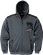 Herrensweatjacke Gr.XXXL dunkelgrau/schwarz/orange TERRATREND