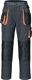 Herrenhose Gr. 64 dunkelgrau/schwarz/orange 65% PES/35% CO