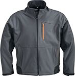 Softshelljacke Gr.XXL dunkelgrau/schwarz/orange 93% PES/7% EL