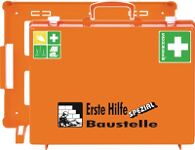 Erste Hilfe Koffer Beruf, NW-Nr.: 4000386036 SPEZIAL Baustelle, B400xH300xT150ca.mm orange  