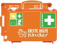 Erste Hilfe Koffer KINDERGARTEN Quick CD B260xH170xT110ca.mm orange Söhngen