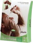 Augenspülampulle QuickRinse Mini 4x20ml 3Jahre(ungeöffnete Flasche)4 St./VE Plum