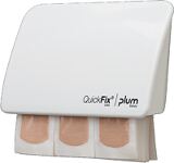 Pflasterspender QuickFix® UNO B130xH85xT35ca.mm hochglanz weiß PLUM