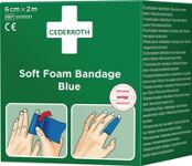 Soft Foam Bandage, NW-Nr.: 4000386486 selbsthaftend, elastisch,blau Rl.6cmx2m CEDERROTH  