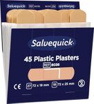 Pflasterstrips Salvequick, NW-Nr.: 4000386489 wasserfest 6 Nachfüllpack, je 45 St.SALVEQUICK   