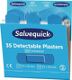 Pflasterstrips Salvequick, NW-Nr.: 4000386491 detectable 6 Nachfüllpack, je 35 St.SALVEQUICK 42035