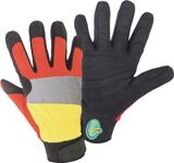 Forstschutzhandschuh WOODS Mechanics Gr.XL schwarz/rot/gelb PSA III