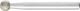 Schleifstift D8xHmm 6mm Diamant D 126 D 126 PFERD