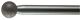 Diamantschleifstift 12mm Schaft K.D126 Kugelform PFERD
