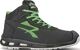 Sicherheitsstiefel RedLion HARD Gr.45 schwarz/grün S3 SRC ESD EN20345