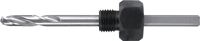 Aufnahmehalter 6mm rd.m.Führungsbohrer Bi-Metall Lochsägen HSS D.14-30mm