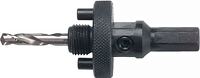 Aufnahmehalter 11mm 6-kant m.Führungsbohrer Lochsägen HSSE-Co8 D.32-210mm