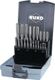 Handgewindebohrersatz DIN 352 M3-M12 21-tlg.HSS RUKO
