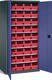 Werkbank Promat, NW-Nr.: 9000425316 B2000xT700xH840mm, Schubl. 1x120,2x180,1x240 lichtgrau/anthrazitgrau